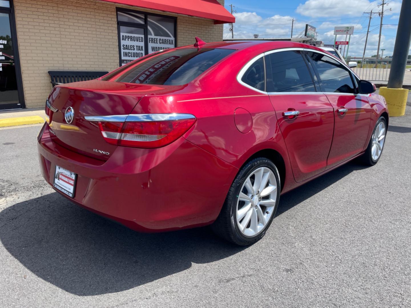 2014 Maroon Buick Verano (1G4PR5SK6E4) with an 4-Cyl, ECOTEC, 2.4 Liter engine, Auto, 6-Spd w/Shft Ctrl transmission, located at 8008 Warden Rd, Sherwood, AR, 72120, (501) 801-6100, 34.830078, -92.186684 - Photo#7